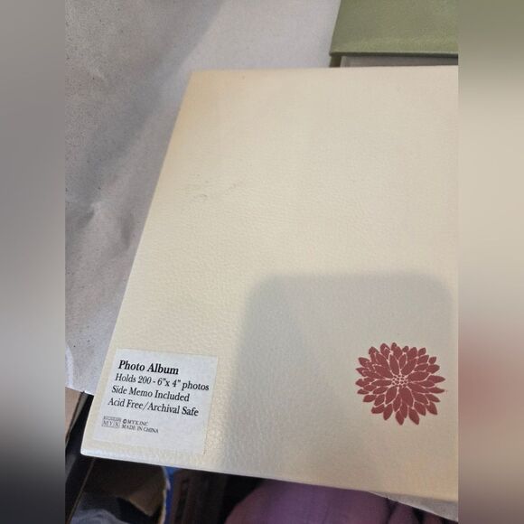 Set Of 3 Leather Bound Photo Albums Scrapbook Memory Book Gift Grandparents - Picture 6 of 12